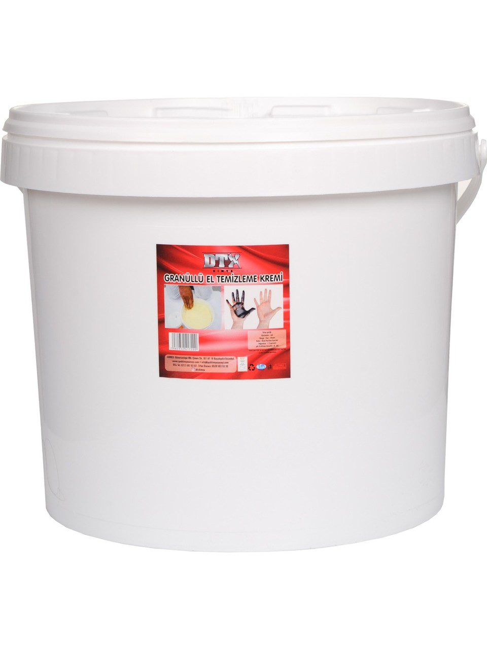 Dtx Kimya  Sanayi Tipi Granüllü El Temizleme Sabunu (Kremi) 8 Kg