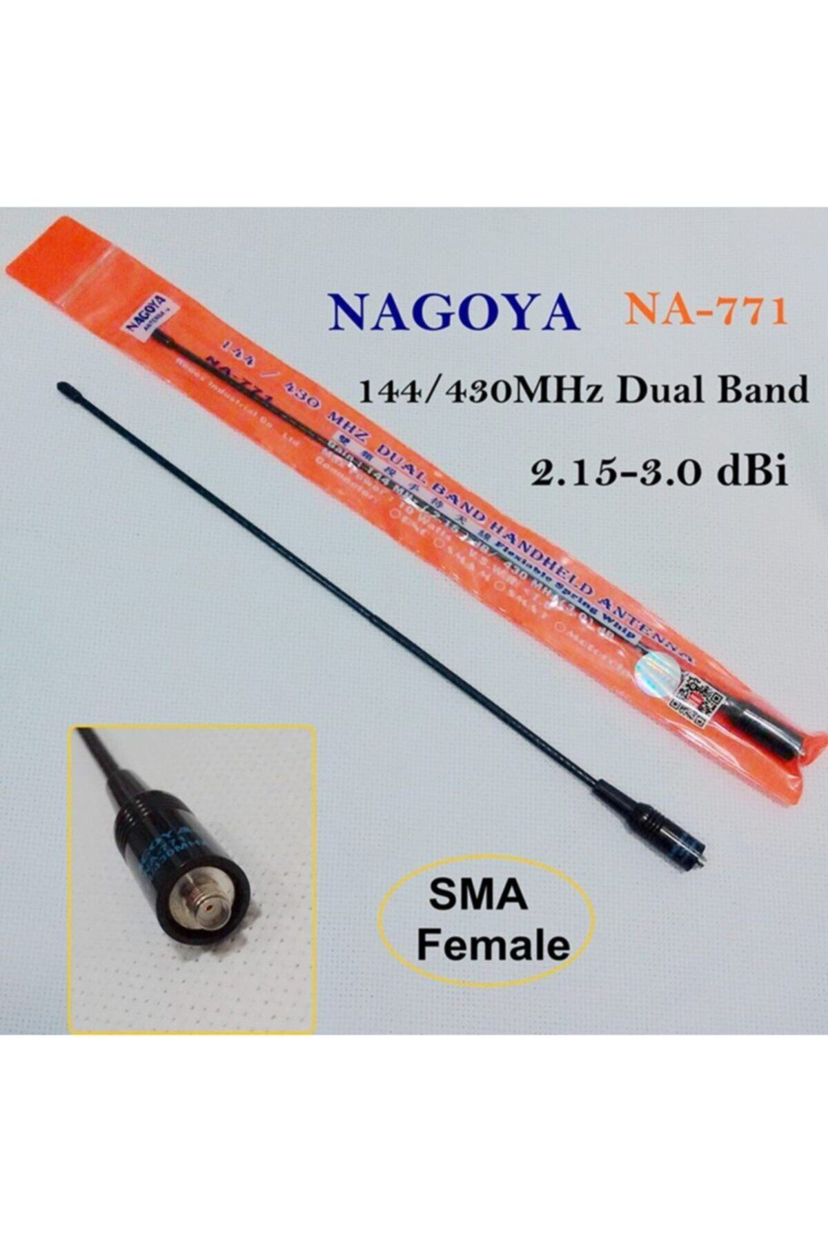 Dual Band Uhf Vhf El Telsiz Anteni 38 Santim Esnek Silikon Kaplam