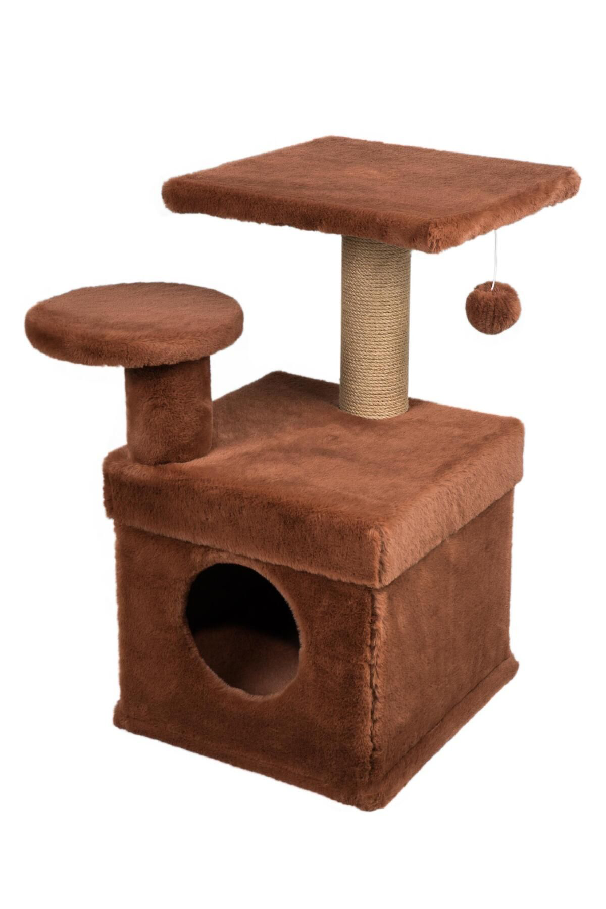 Dubex  65X51x72 Cm Kedi Oyun Evi Ve Tirmalama Platformu Tarçin