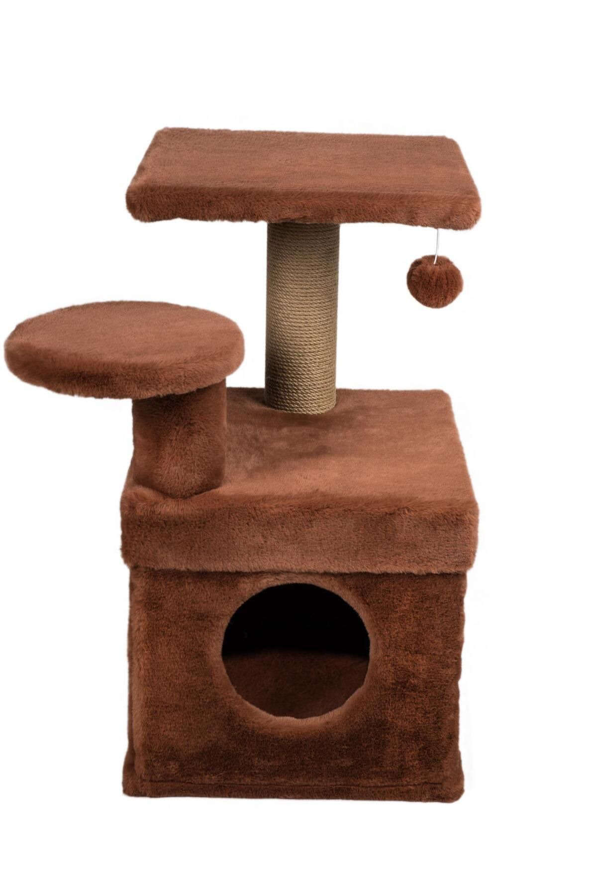 Dubex  65X51x72 Cm Kedi Oyun Evi Ve Tirmalama Platformu Tarçin