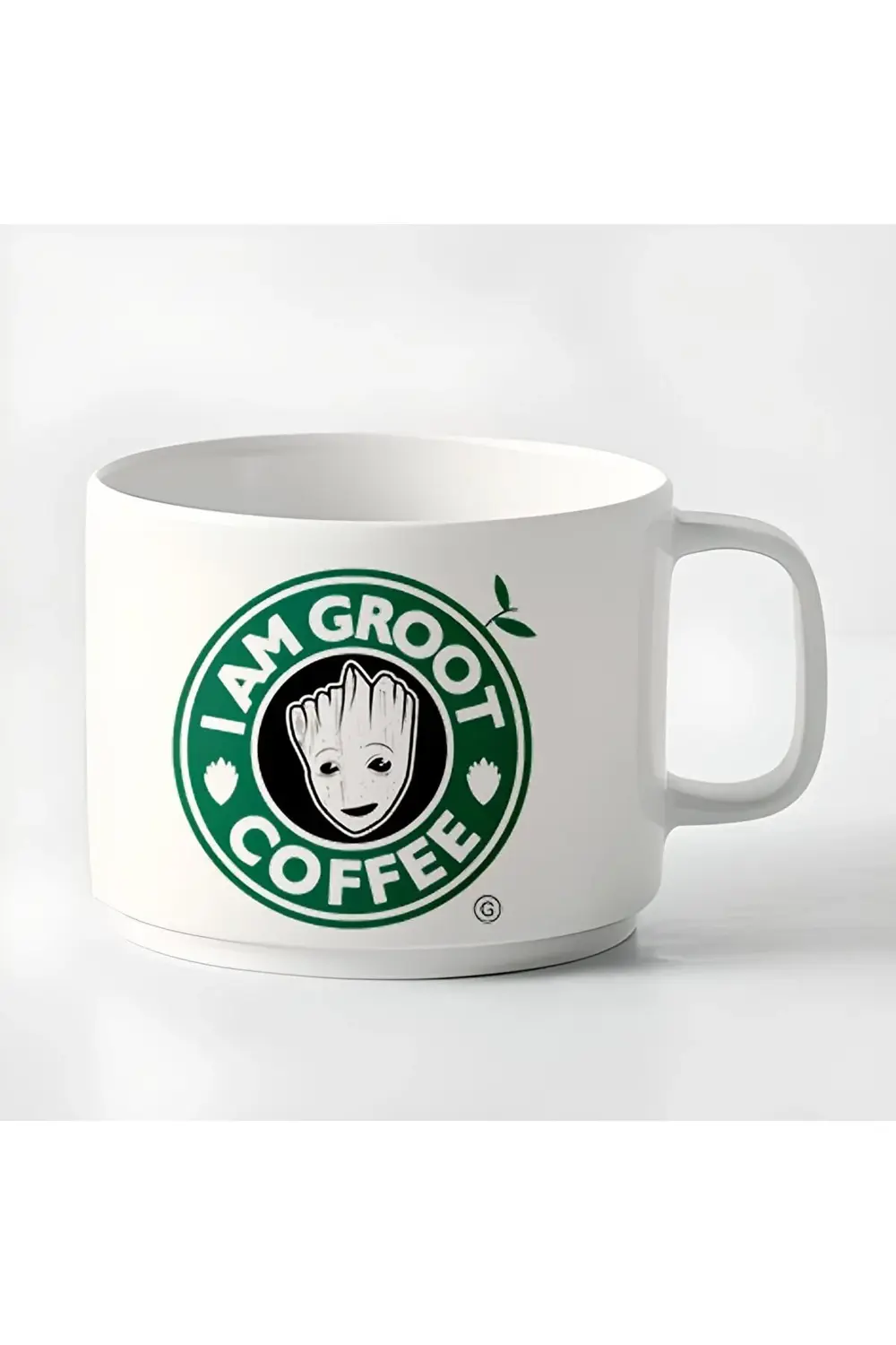 Duble Türk Kahvesi Fincanı & Espresso Fincanı I Am Groot Küçük Ku