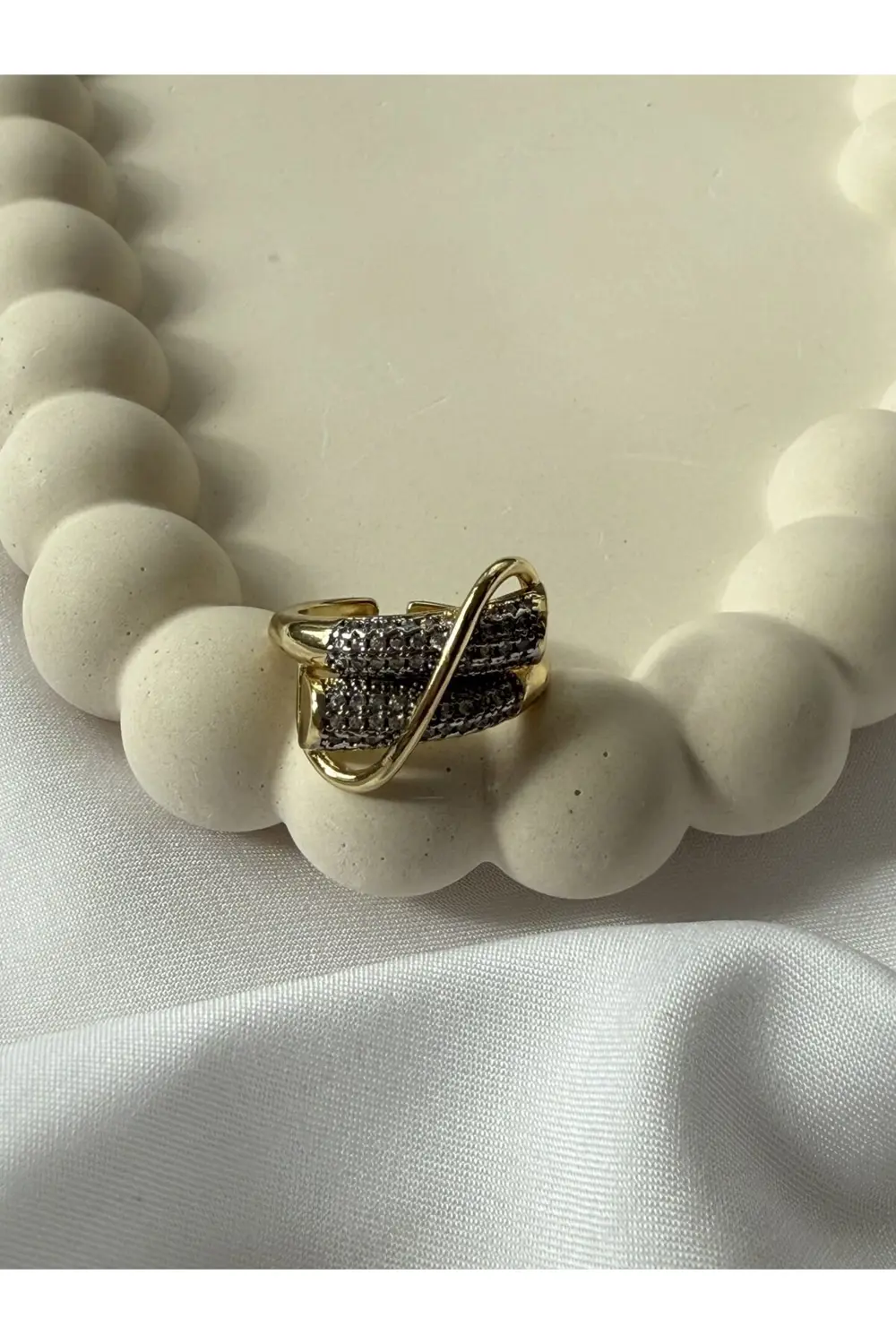 Atelier Emine Duble Zirkon Yüzük