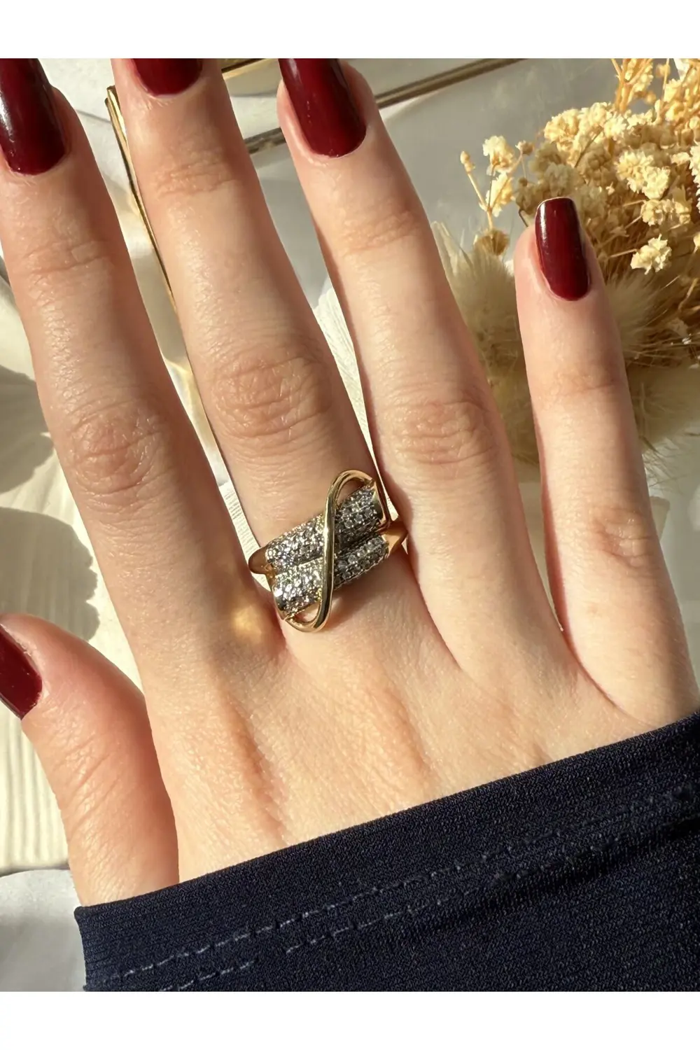 Atelier Emine Duble Zirkon Yüzük