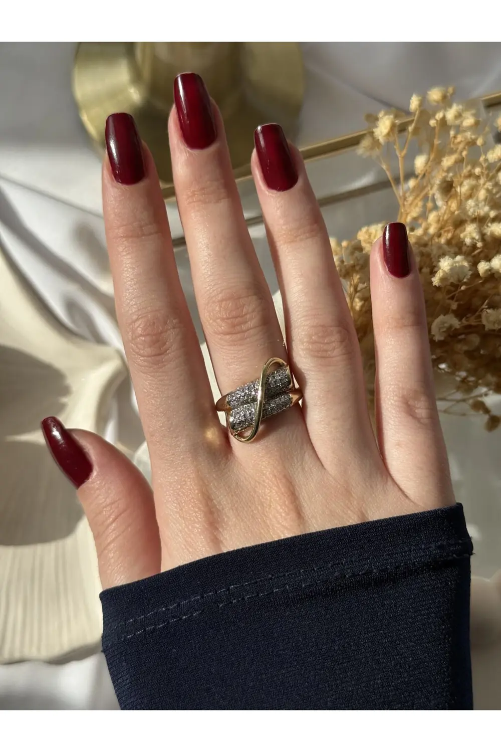 Atelier Emine Duble Zirkon Yüzük