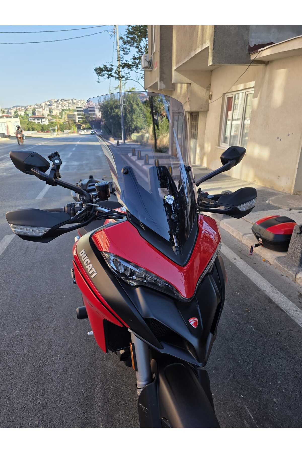 Motocam Ducati Multistrada V2 Siperlik Ön Cam 2022-2025 Model Uyumlu 60Cm