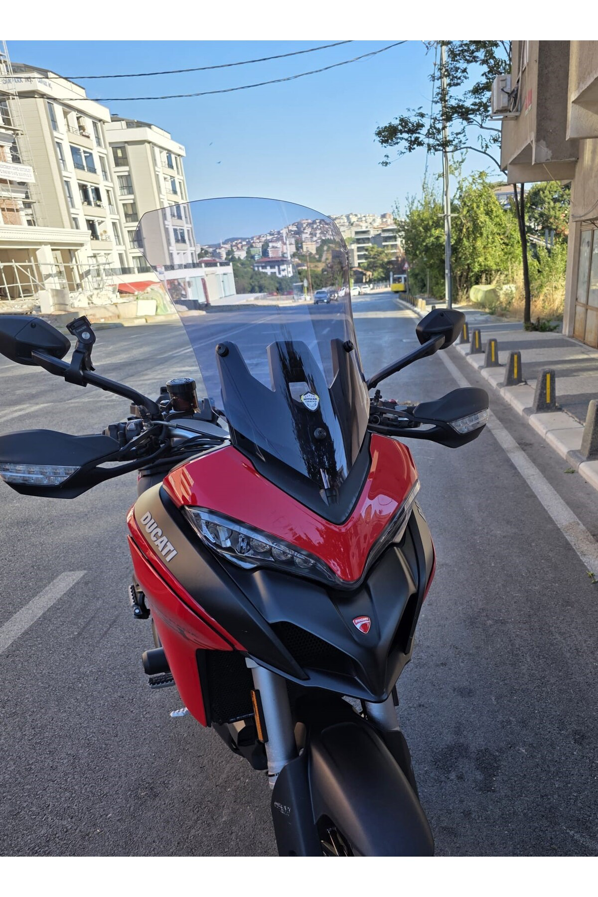 Motocam Ducati Multistrada V2 Siperlik Ön Cam 2022-2025 Model Uyumlu 60Cm