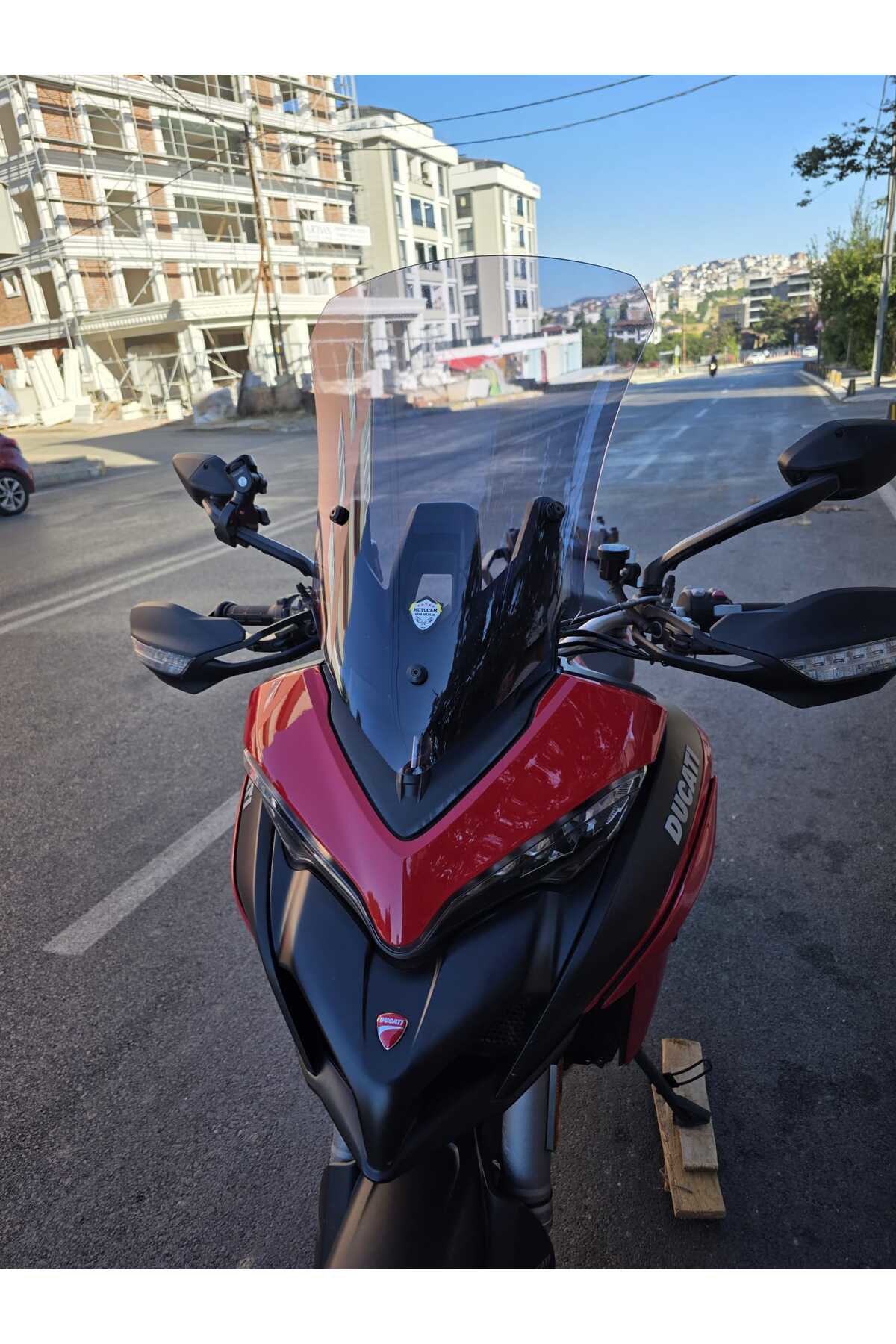 Motocam Ducati Multistrada V2 Siperlik Ön Cam 2022-2025 Model Uyumlu 60Cm