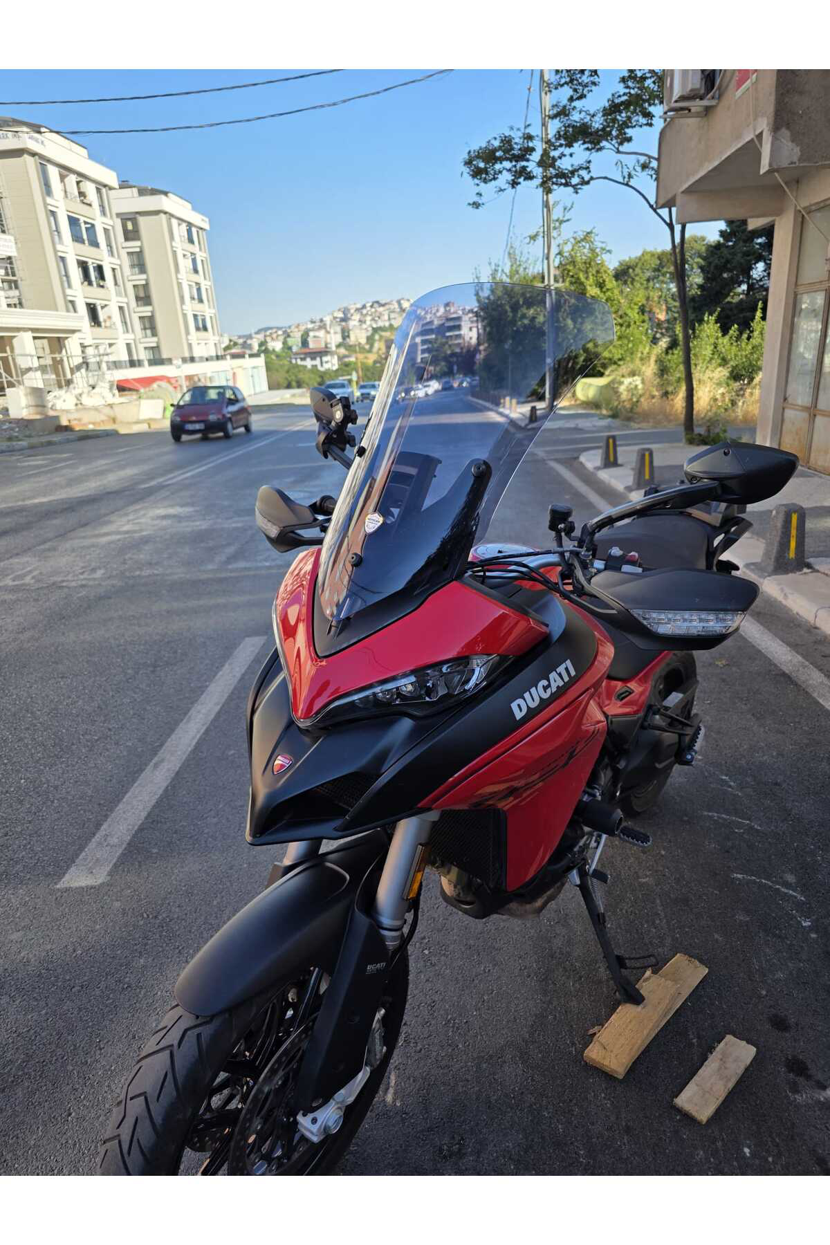 Motocam Ducati Multistrada V2 Siperlik Ön Cam 2022-2025 Model Uyumlu 60Cm