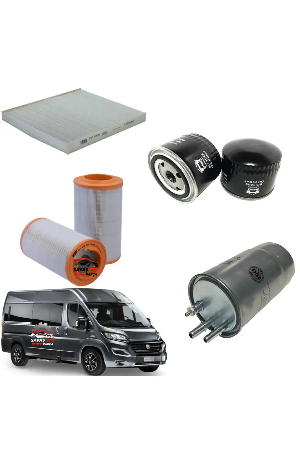 Ducato 2.3 DCI Dizel Filtre Bakım Seti 2014-2022 / Savaş Oto Yede