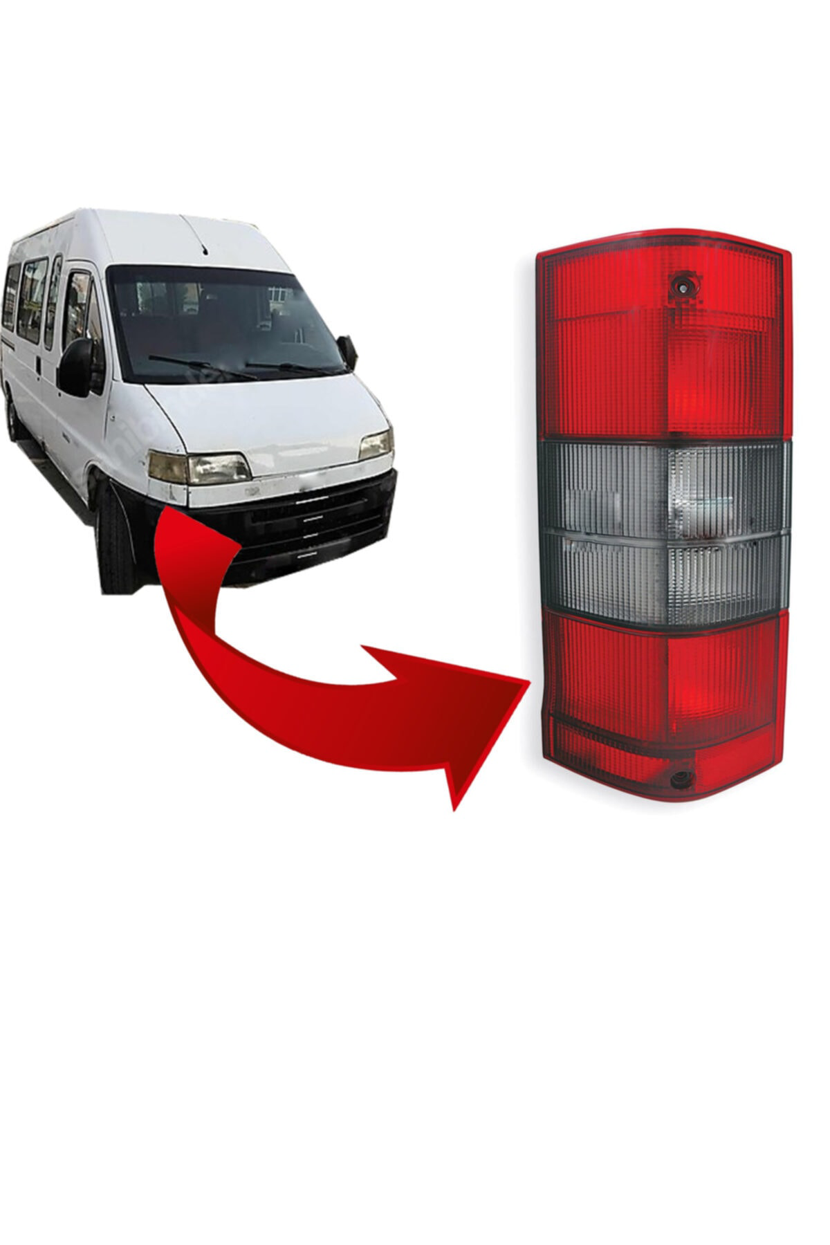 Marstech Ducato - Boxer - Jumper Sağ Arka Stop Lambasi Duylu 1994 - 2001 N