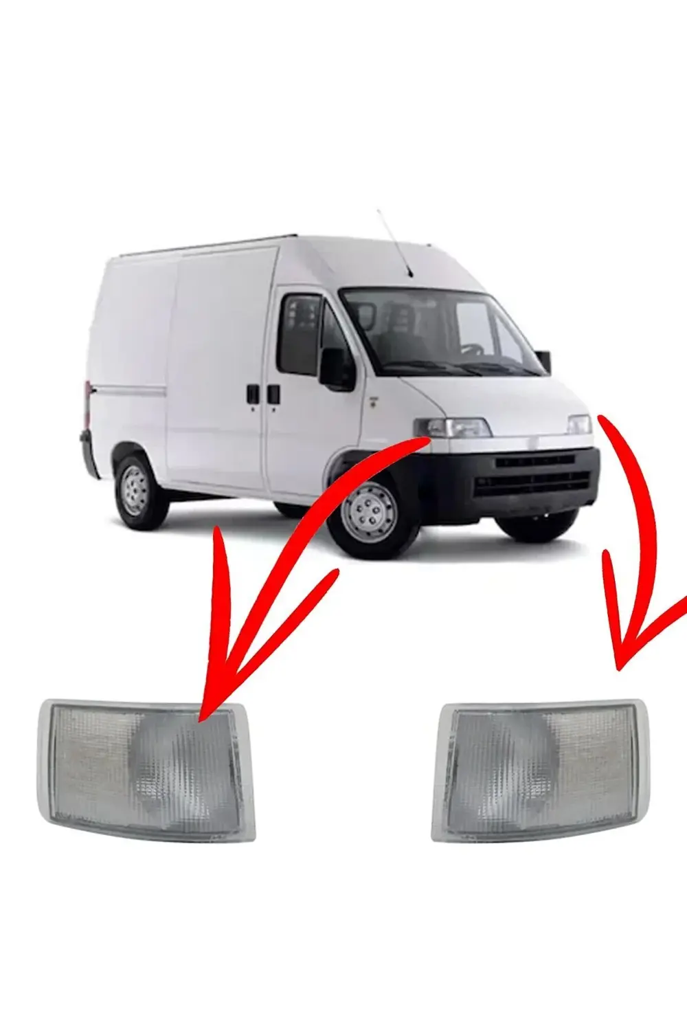 Ducato Boxer Jumper Sağ - Sol Ön Sinyal Lambası Takımı 1994--2001 Ducato Boxer Jumper Sağ - Sol Ön Sinyal Lambası Takımı 1994--2001