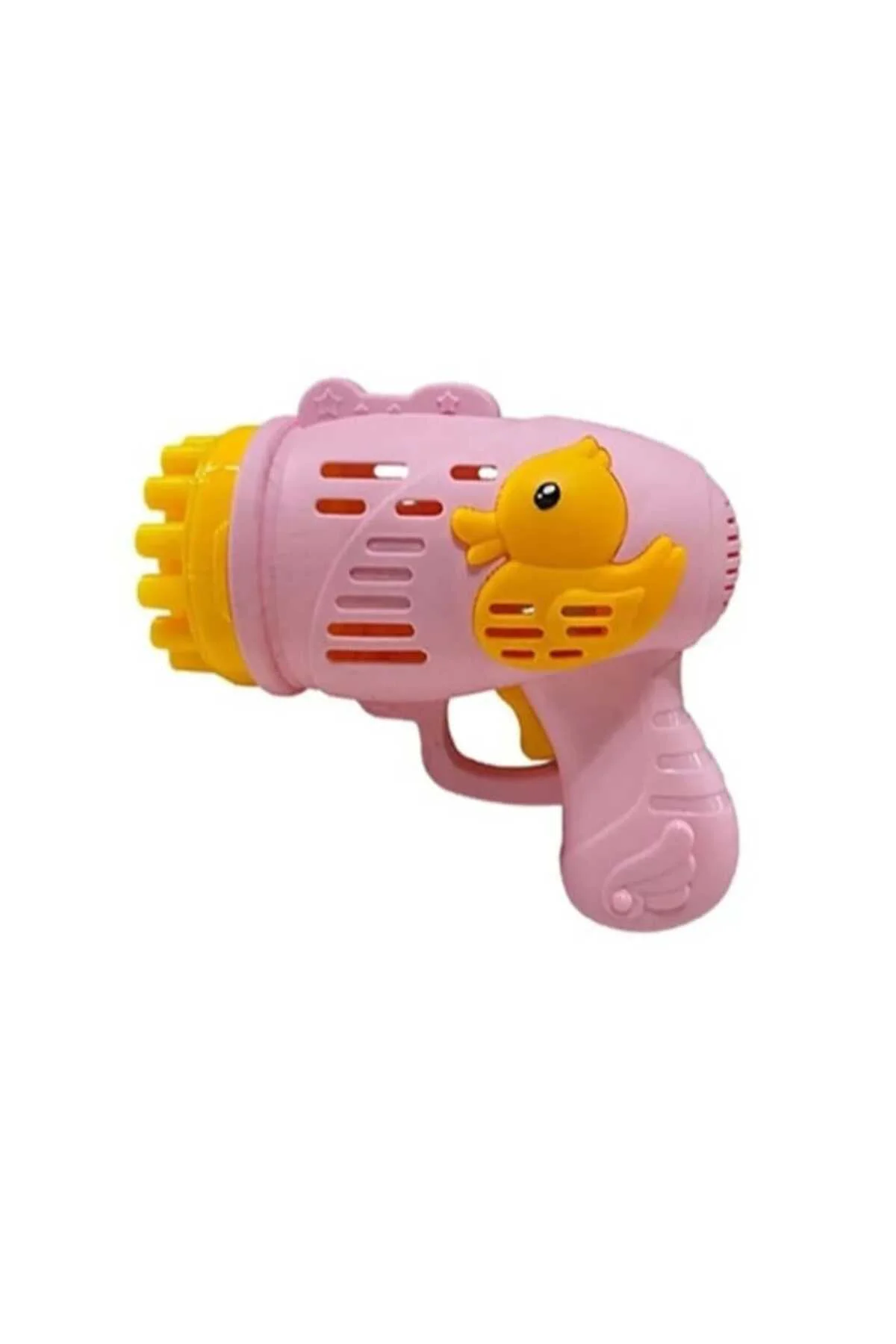 Duck Baloncuk Tabancası Köpük 23 Halkalı Pilli Baloncuk Köpük Tabancası - Duck Bubbles Gun Pembe