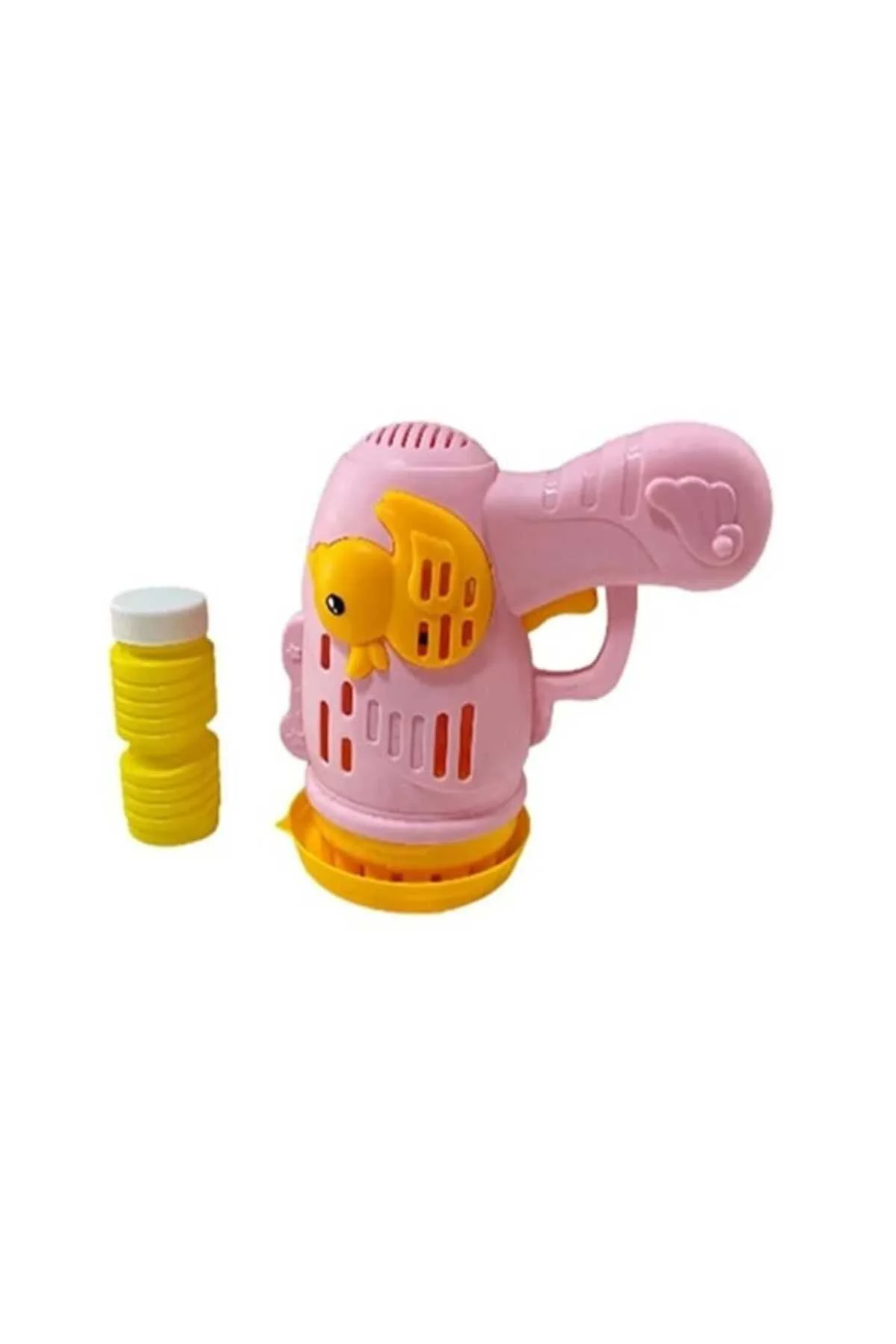 Duck Baloncuk Tabancası Köpük 23 Halkalı Pilli Baloncuk Köpük Tabancası - Duck Bubbles Gun Pembe