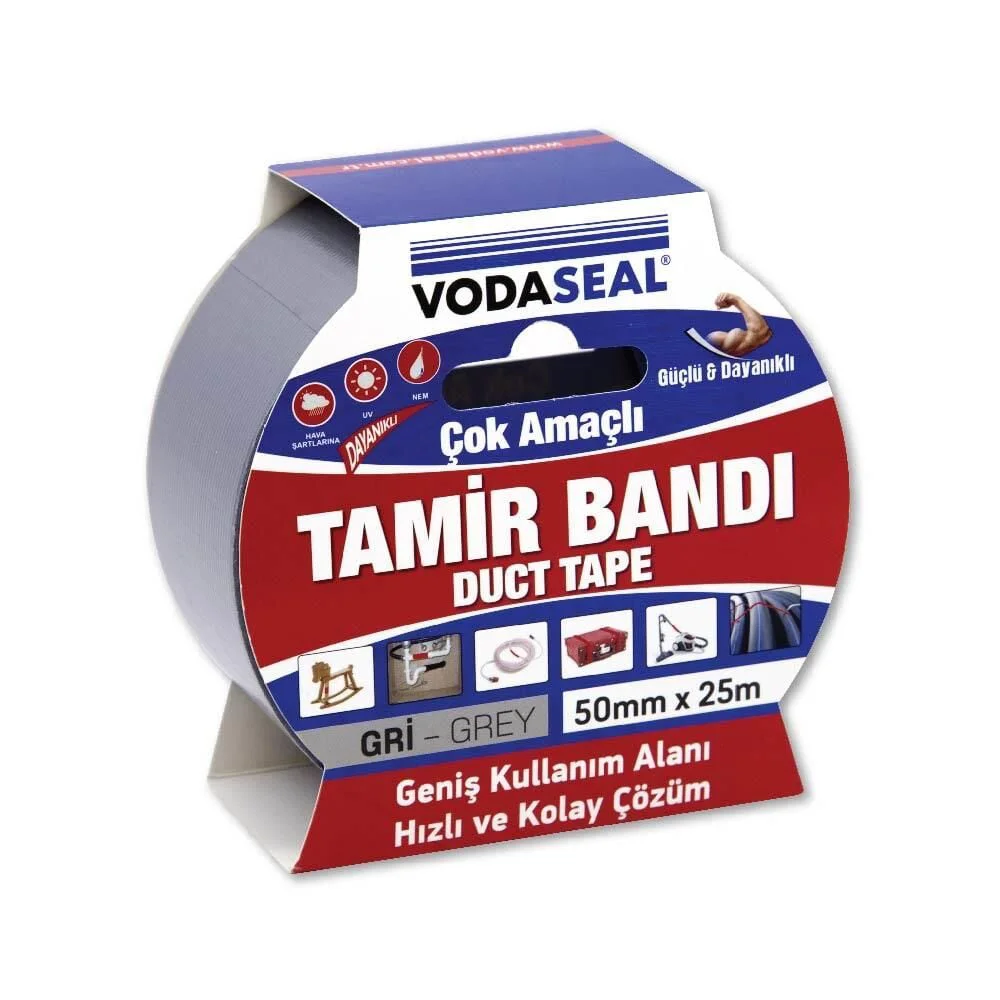 Duct Tape Tamir Bandı 50 mm 25 Metre Gri