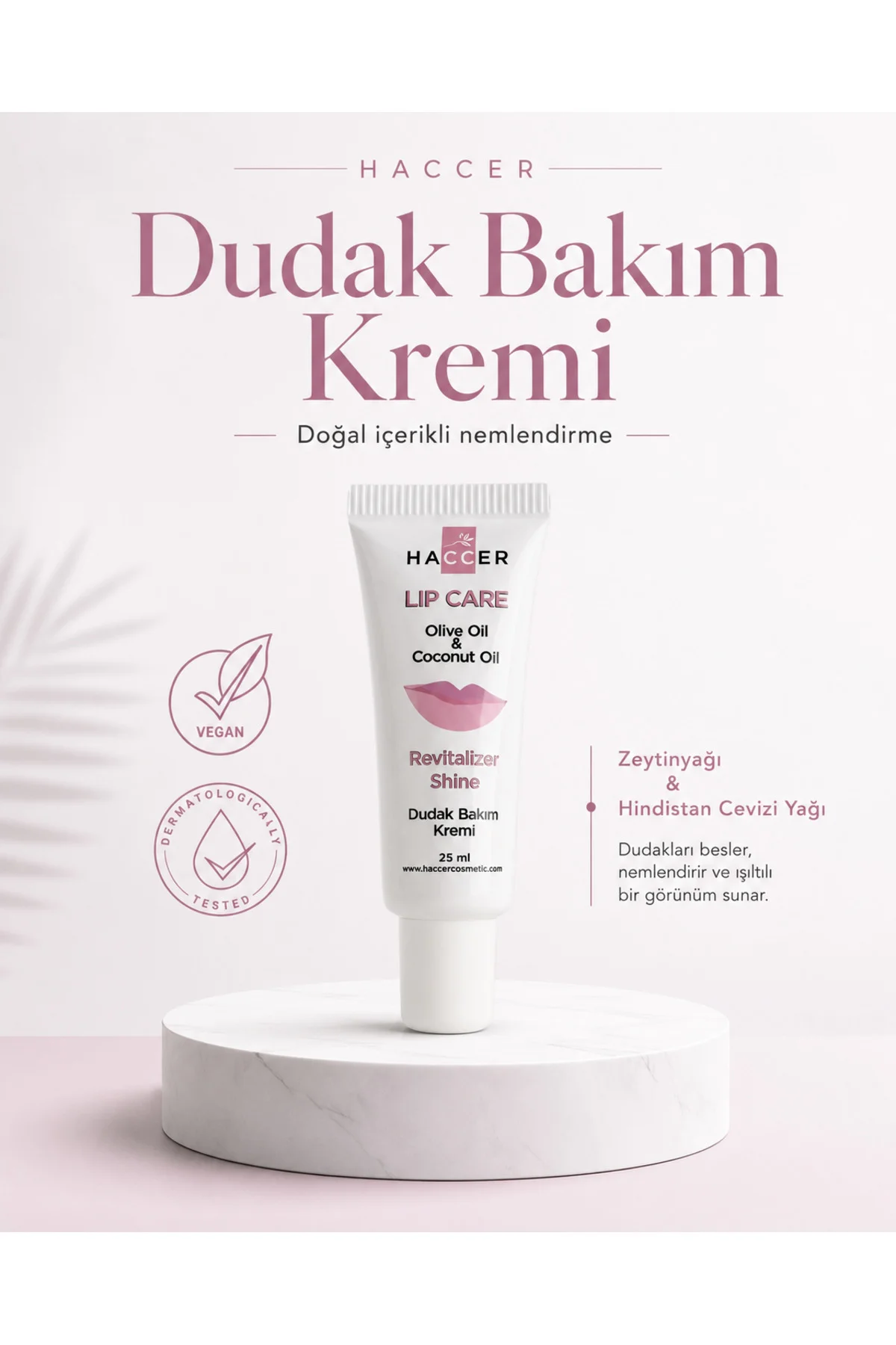Dudak Bakım Nemlendirici Kremi 25mL