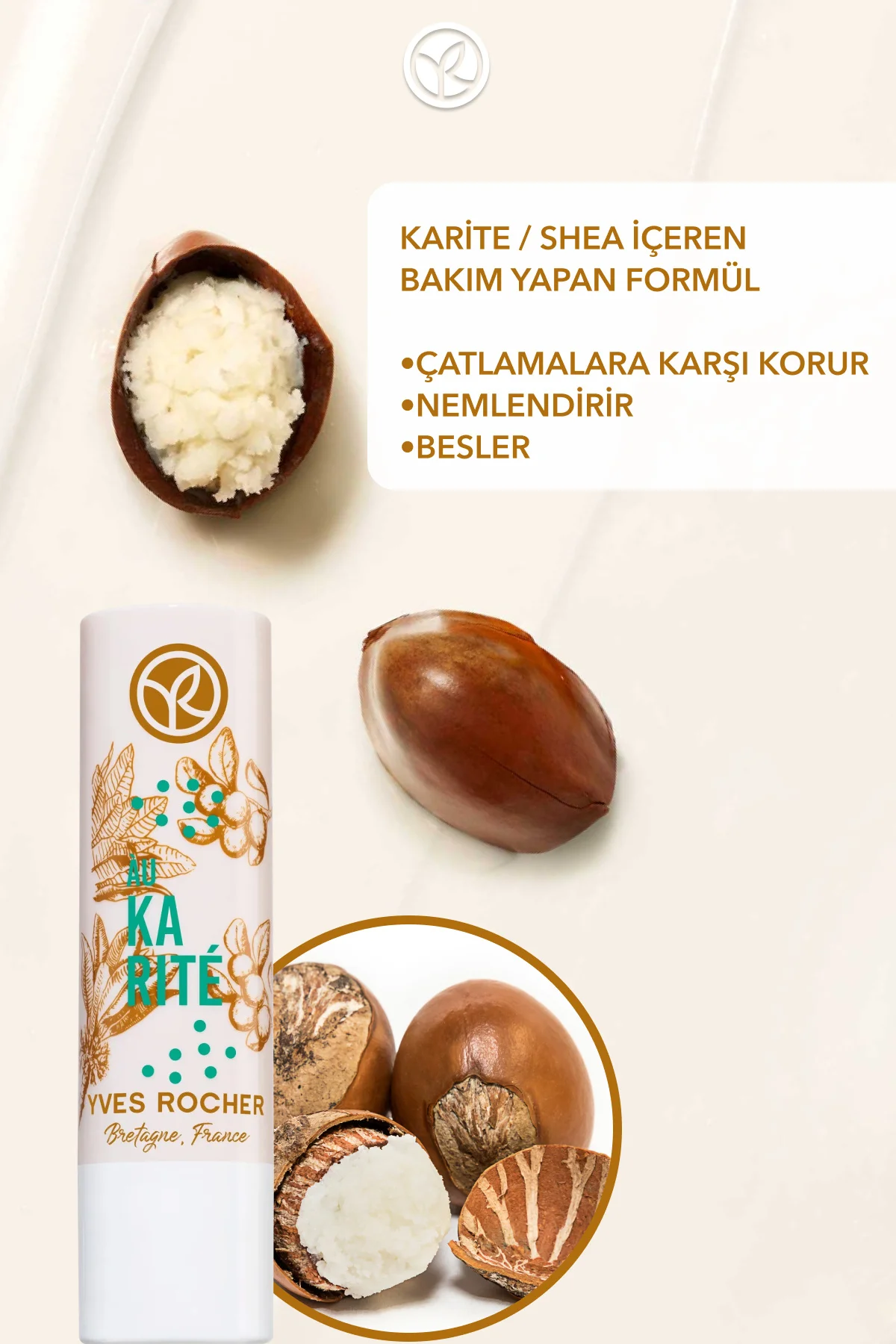 Dudak Balsamı-Nemlendirici, Besleyici Onarıcı Karite/Shea-4.8gr