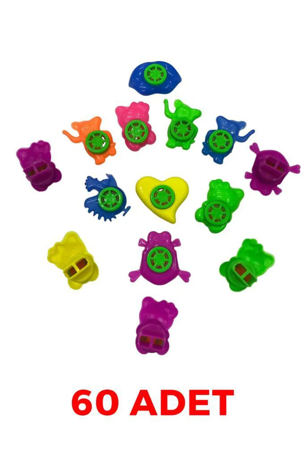 Dudak Düdük - Siren Düdük - Siren Sesi Düdük 60 Adet Nostaljik Oy