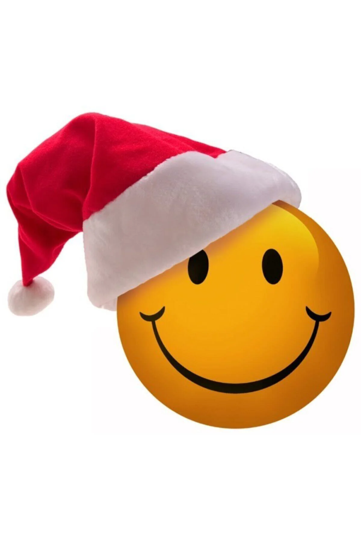 Düdük Hediyeli Çocuk Noel Şapkası - Yılbaşı Şapkası - Polar Yıl B