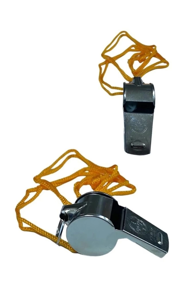 Just Cheap Store Düdük Metal Sporcu Düdüğü Yüksek Desibel Deprem Düdüğü