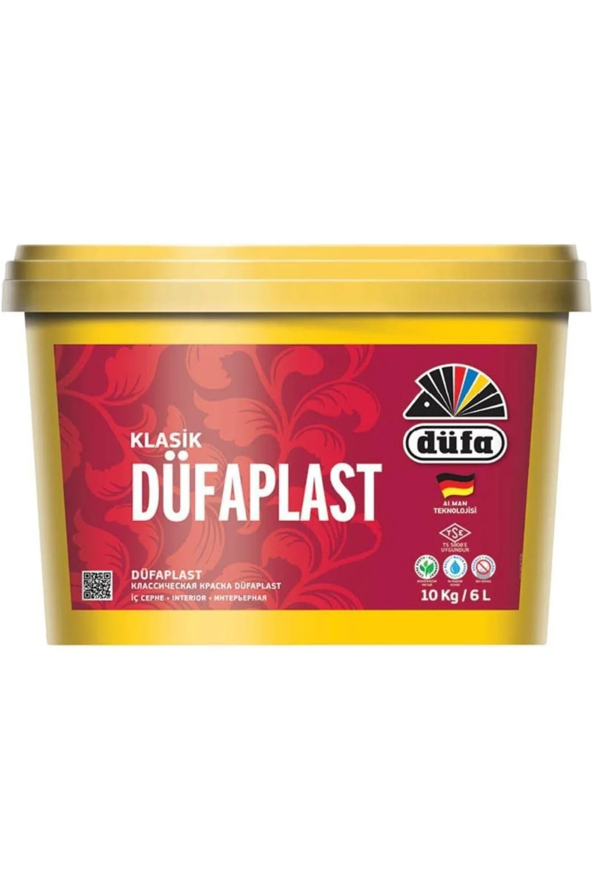 Düfa İç Cephe Duvar Boyası Klasik Düfaplast 12 Lt - YENİ KARTELA Şampanya