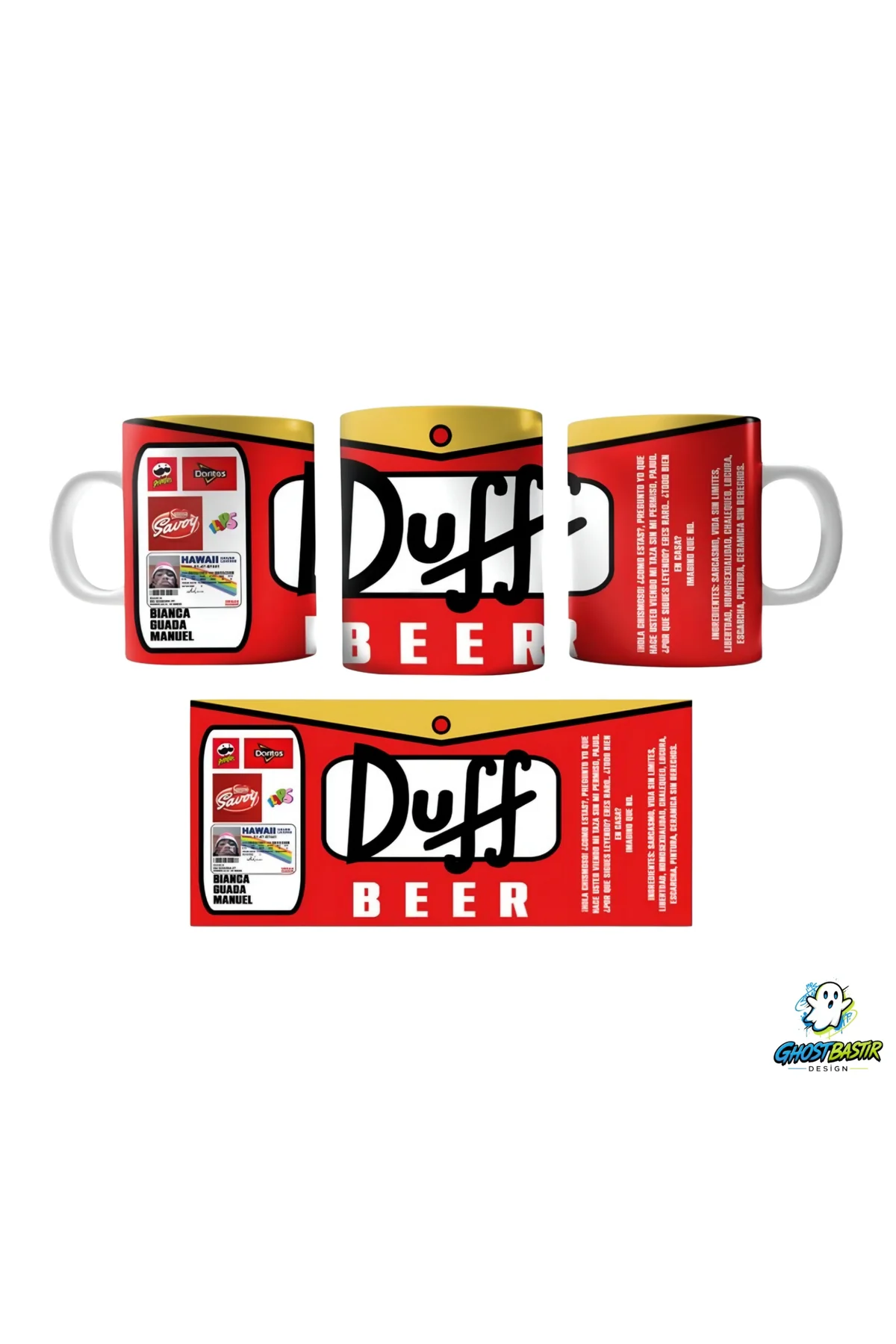 Duff Beer Kupa Bardak | Tek Adet K0214