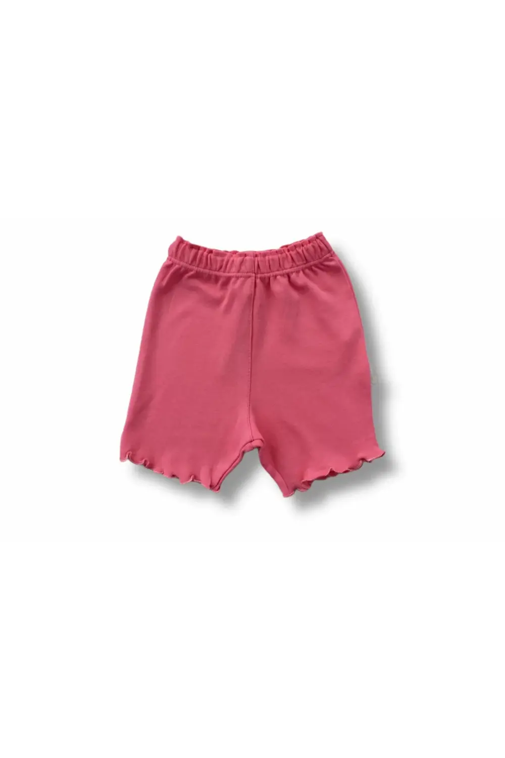 Düğme Detlı Bandanalı Kısa Kollu Sweat 3lü Kız Bebek Takımı Pudra