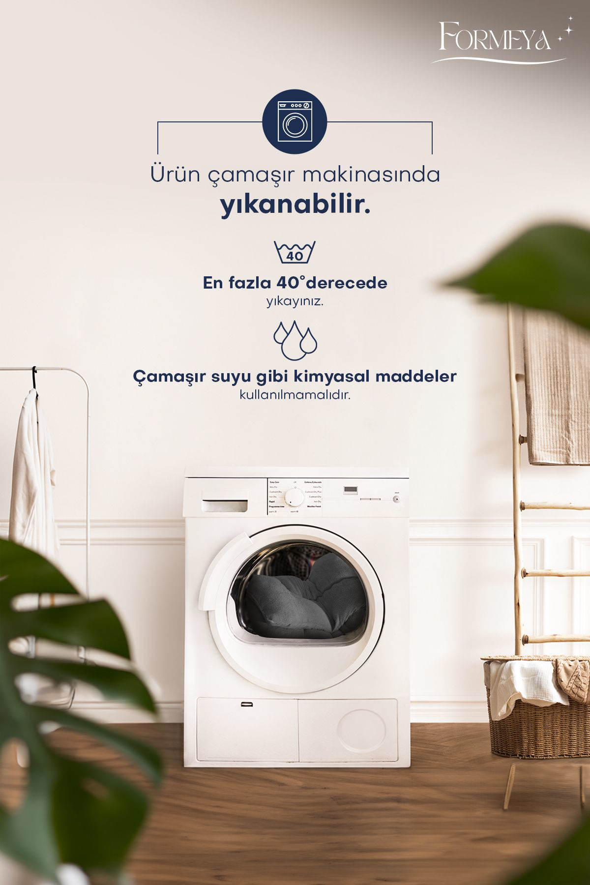 Formeya Düğmeli Lastikli Çarşaflı Pamuklu İpliği Boyalı Tek Kişilik Nevre