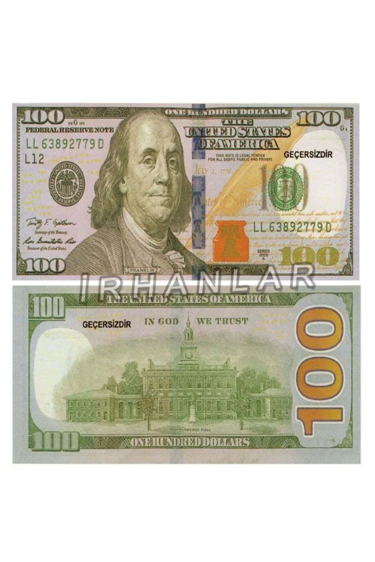 Düğün Nişan Vlog Içi Geçersiz Paralar 7 Deste 100 Dolar