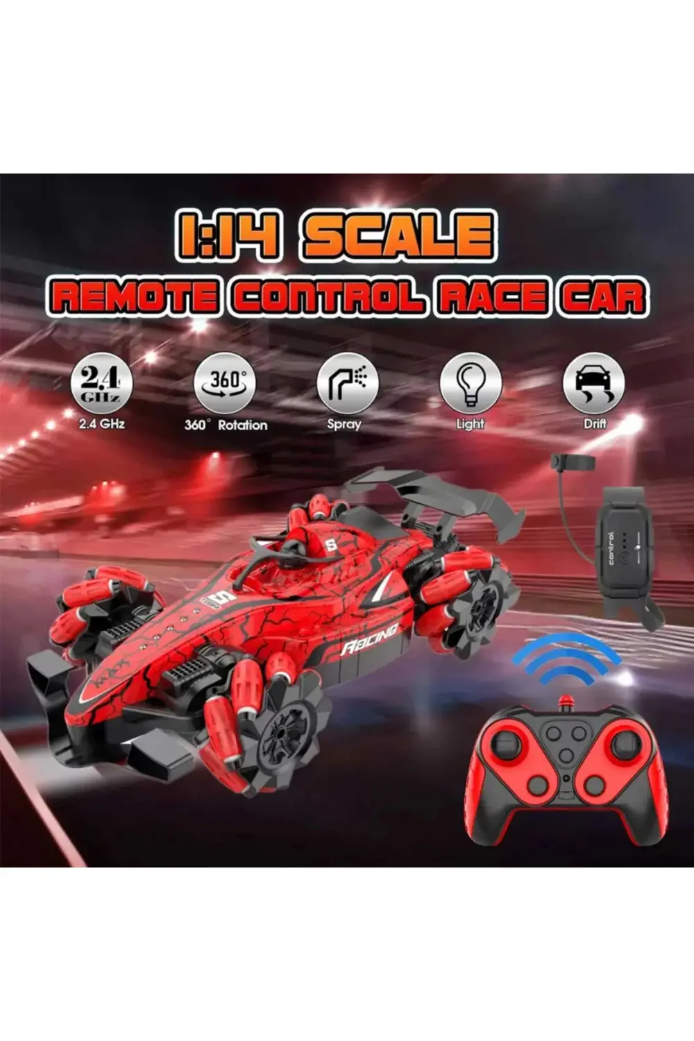 Duman Çıkaran Kumandalı Şarjlı