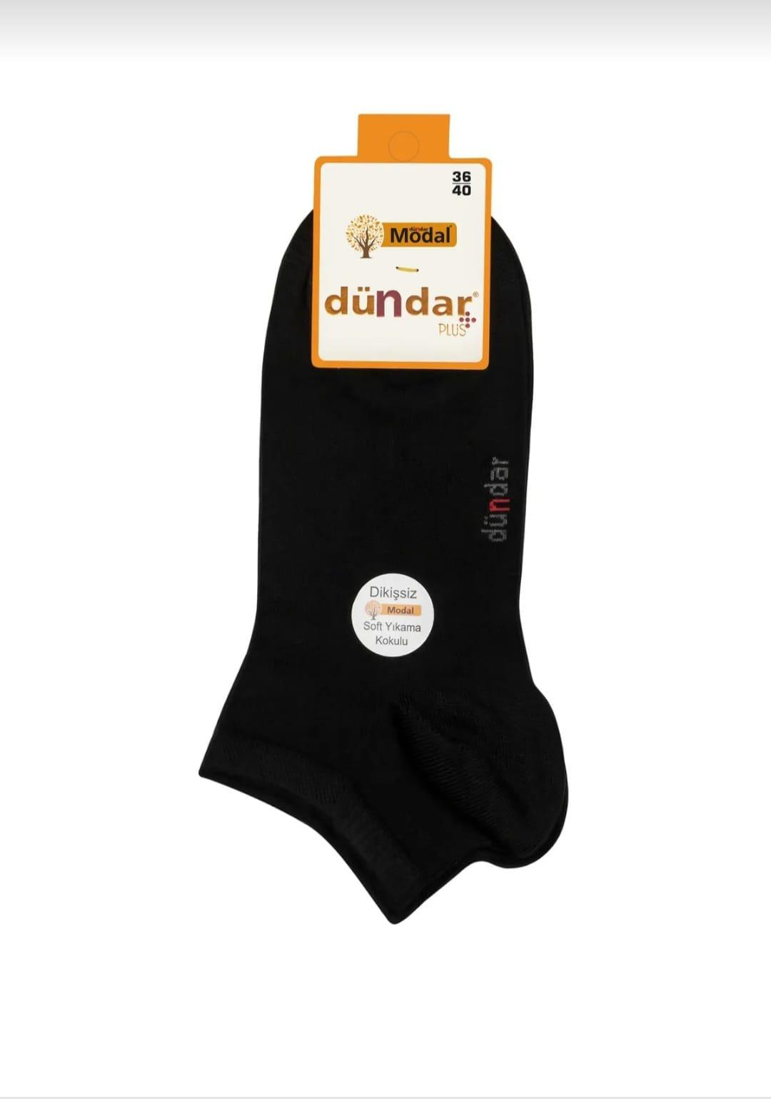 DÜNDAR 4506 BAYAN MODAL PLUS PATİK PASTEL KARIŞIK RENKLİ ÇORAP 12