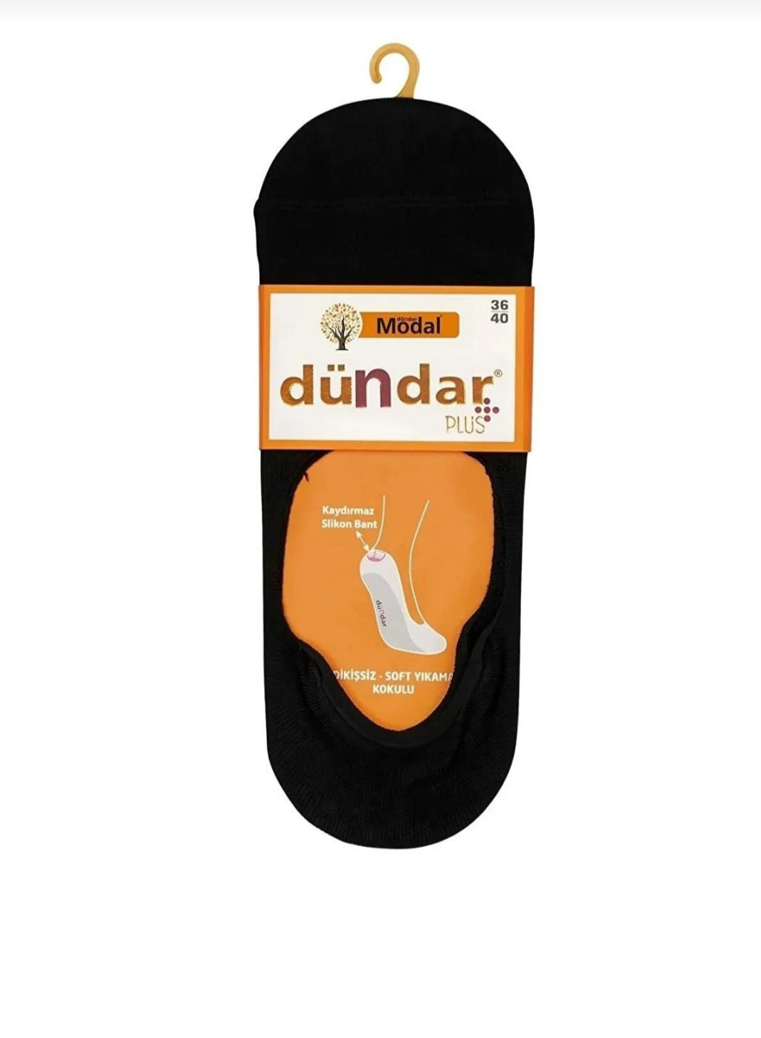 DÜNDAR PLUS 6913 BAYAN MODAL SİLİKONLU BABET ÇORAP 6 ADET DÜNDAR PLUS 6913 BAYAN MODAL SİLİKONLU BABET ÇORAP 6 ADET