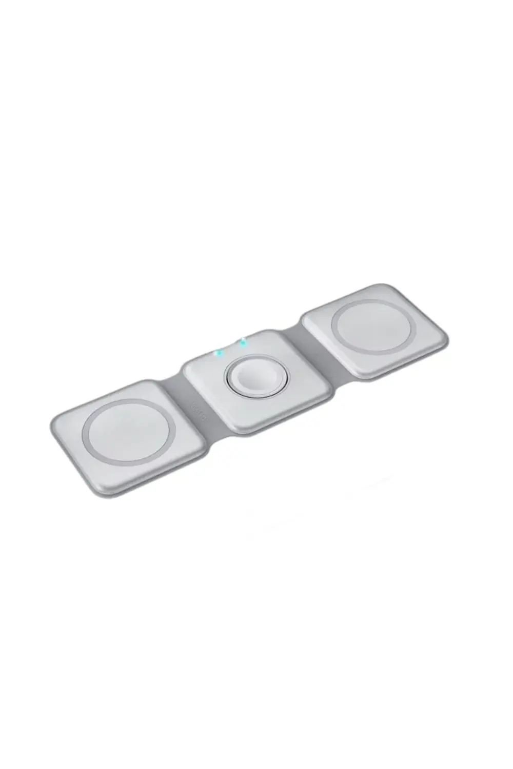 Dunspın 15W 3 in 1 Katlanabilir Kablosuz Şarj Standı Saat-Telefon