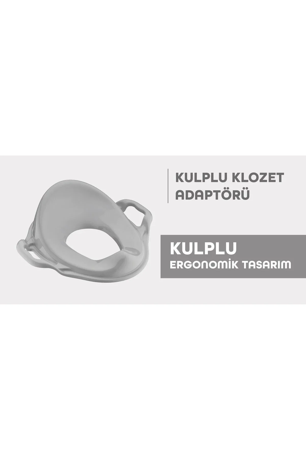 Dünya Baby Kulplu Tuvalet Eğitim Adaptörü – BPA FREE - Görsel 2