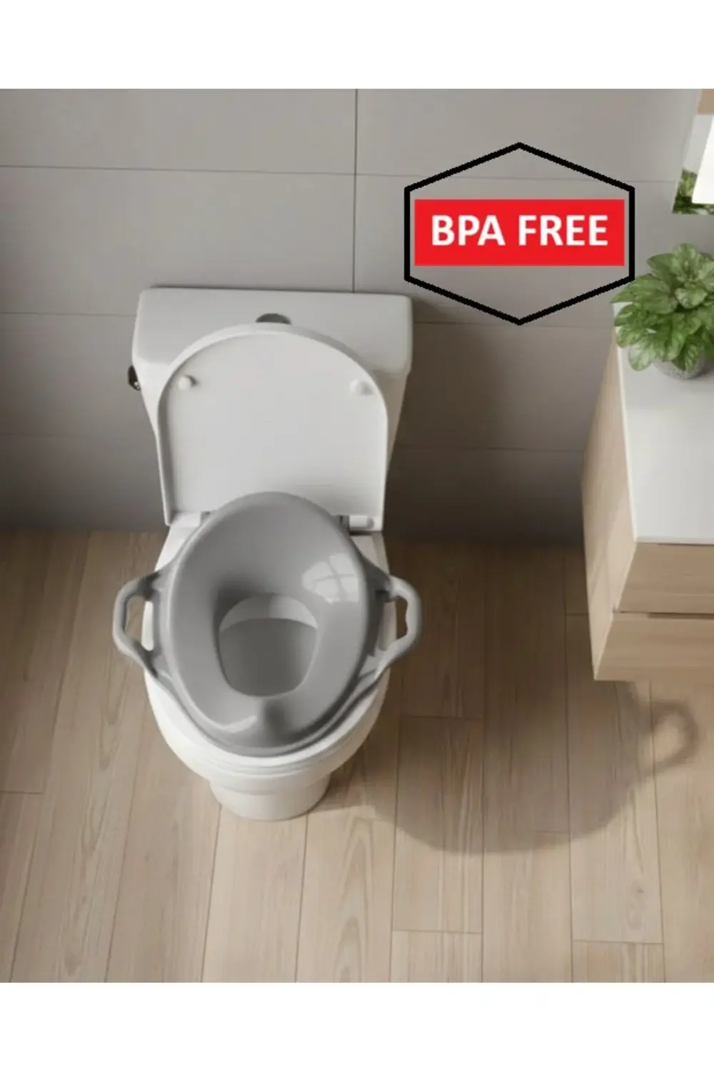 Dünya Baby Kulplu Tuvalet Eğitim Adaptörü – BPA FREE