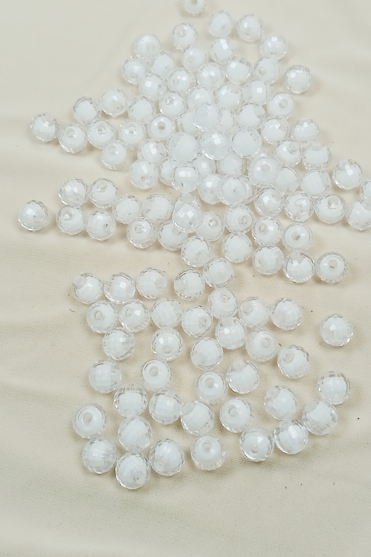 Just Cheap Store Dünya Boncuk İçten Boncuklu Bileklik Çanta Boncuğu 10 Mm 50 Gr Be