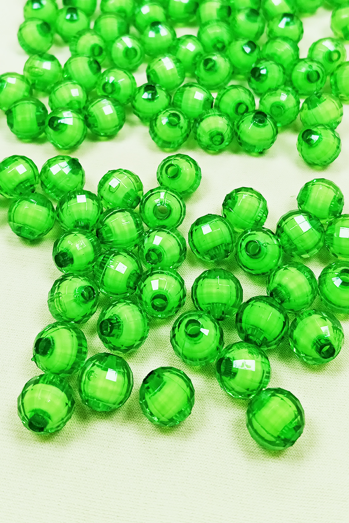 Dünya Boncuk İçten Boncuklu Bileklik Çanta Boncuğu 10 mm 50 gr Ye