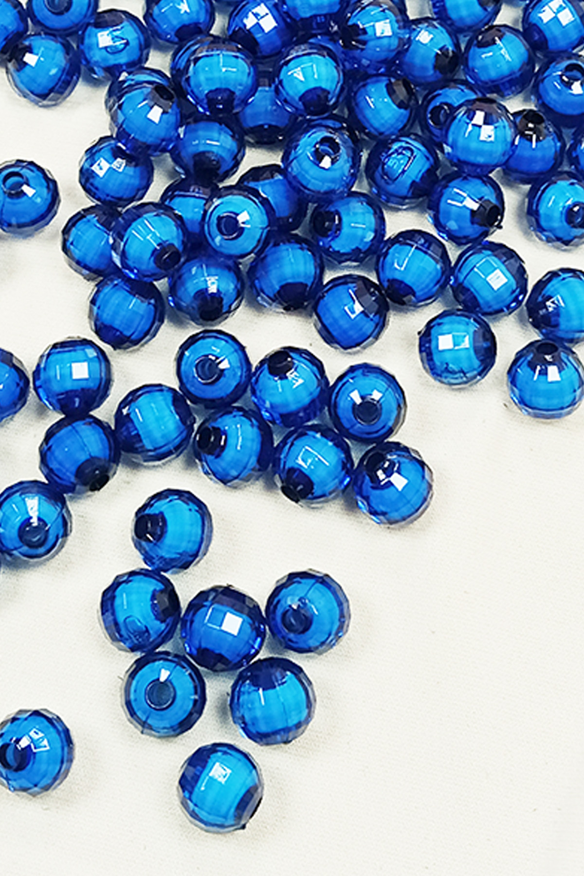 Dünya Boncuk İçten Boncuklu Bileklik Çanta Boncuğu 10 mm 50 gr Ma