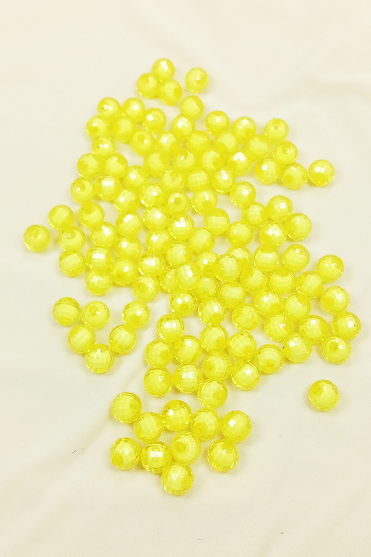 Dünya Boncuk İçten Boncuklu Bileklik Çanta Boncuğu 10 mm 50 gr Sa