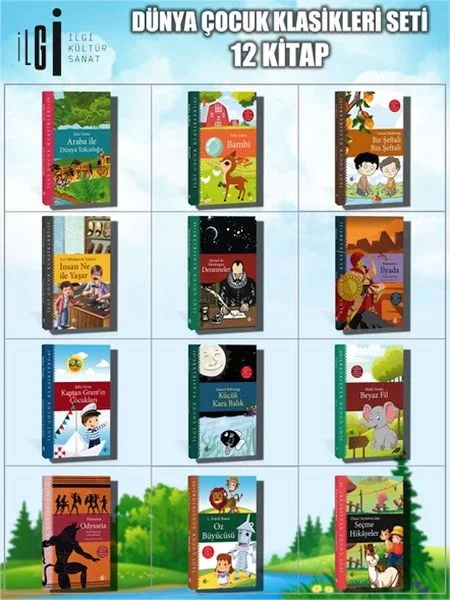 Dünya Çocuk Klasikleri Seti 12 Kitap Dünya Çocuk Klasikleri Seti 12 Kitap