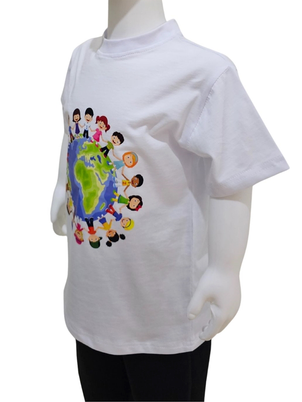 Kostüm Sarayı Dünya Çocukları Baskılı Tişört