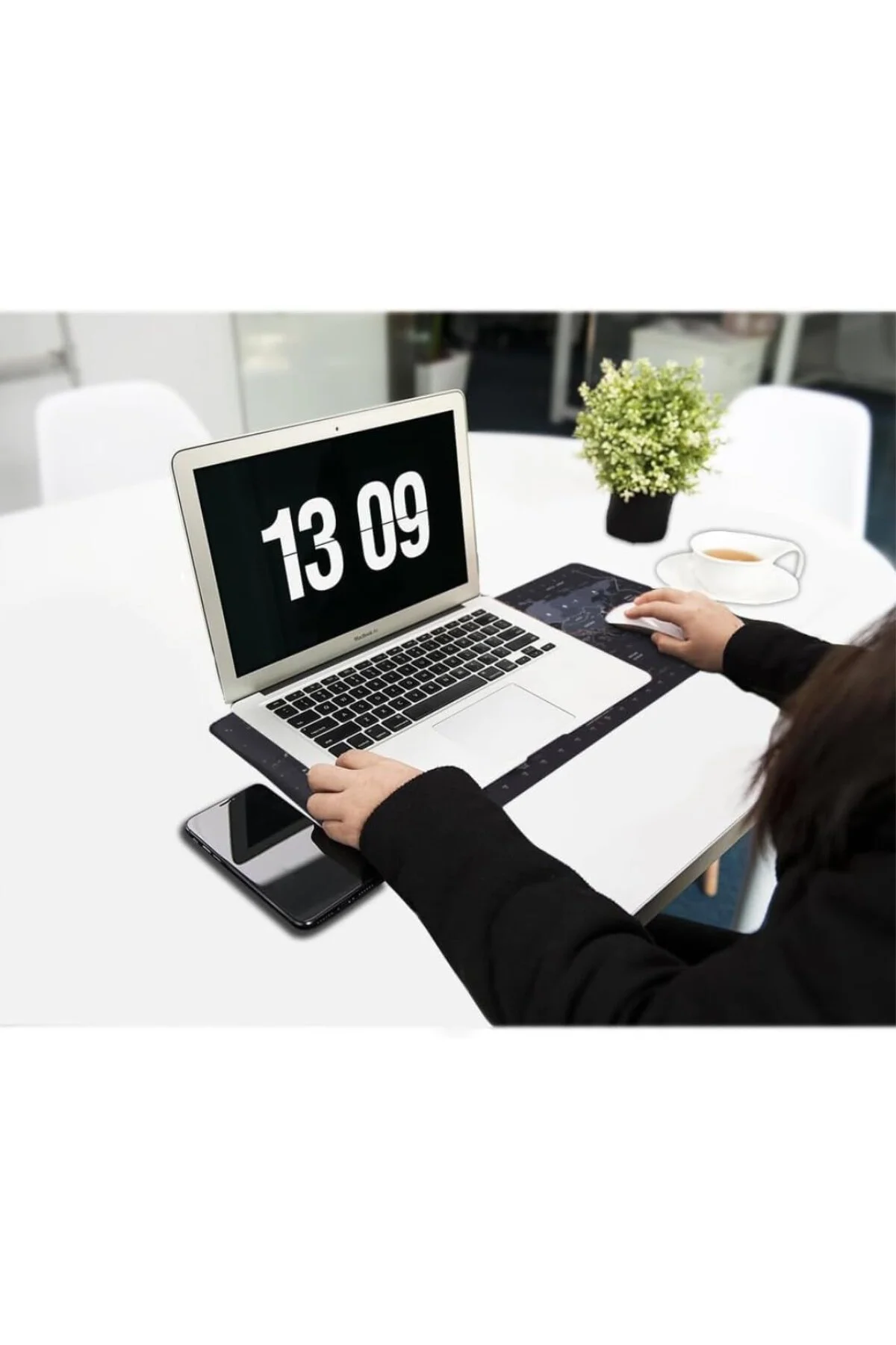 Dünya Haritası Ekstra Büyük Genişletilmiş Kaymaz Kauçuk Oyun Mouse Pad & Klavye Mas