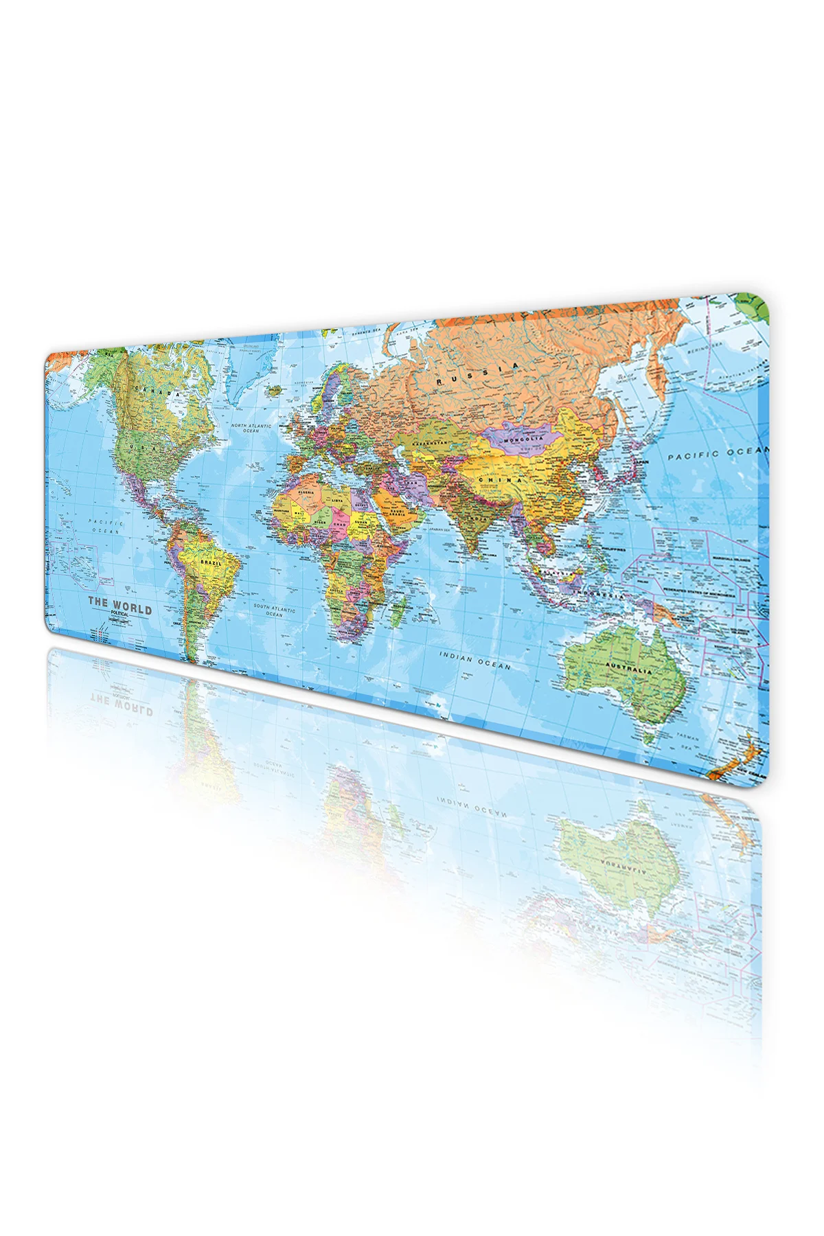 Dünya Haritası Oyun Gaming Klavye Mouse Pad Masa Matı 70x30 cm