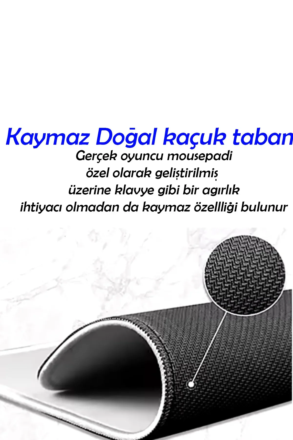 Dünya Haritası Oyun Gaming Klavye Mouse Pad Masa Matı 70x30 cm