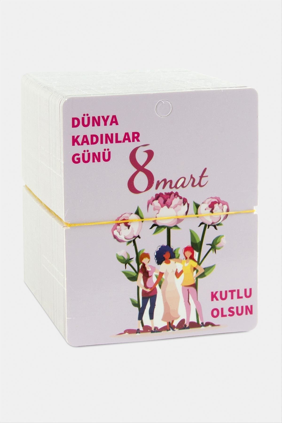 Dünya Kadınlar Günü Bileklik Kartı