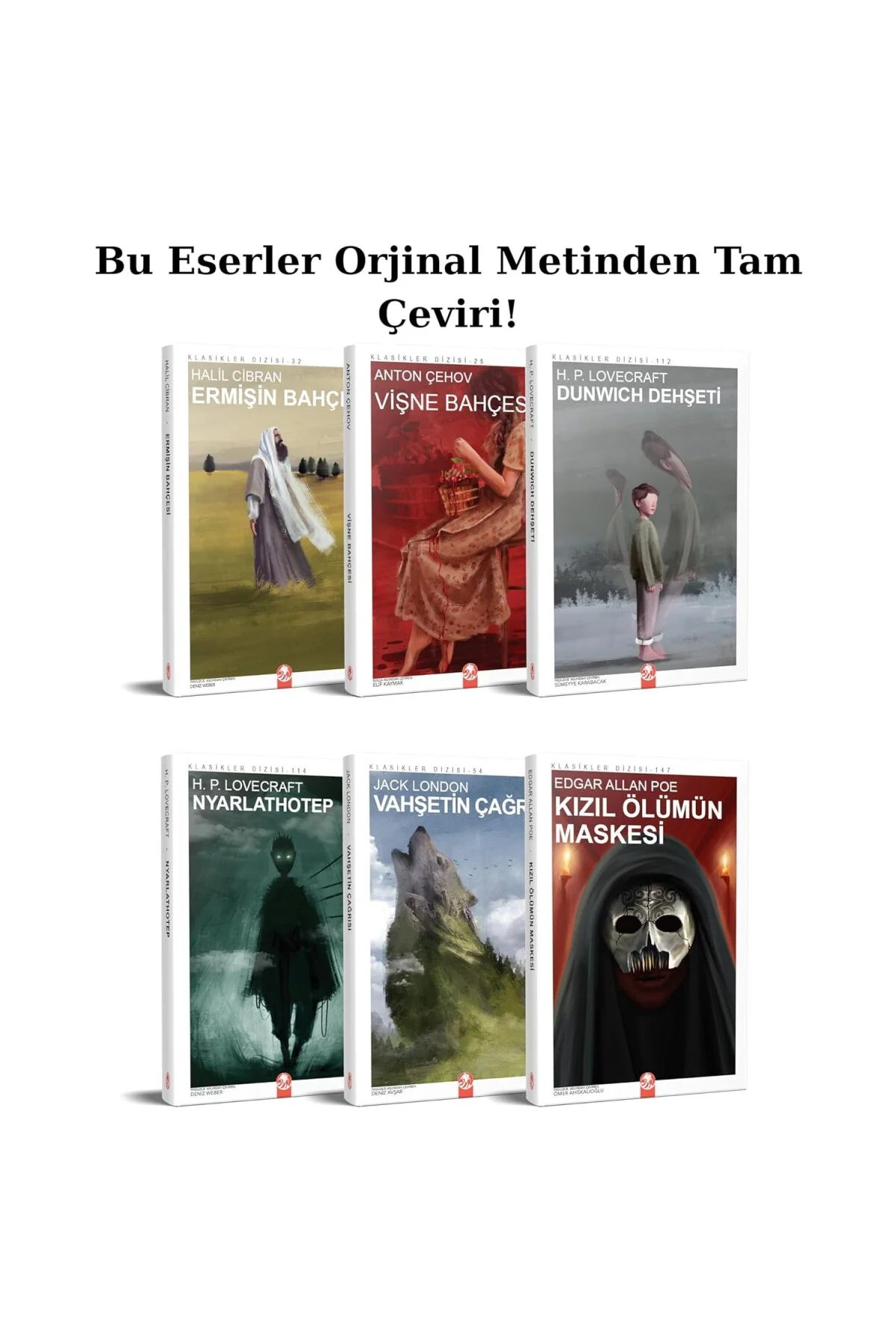 Dünya Klasikleri 50 Kitap Seti, Tam Çeviri, Orijinal Metinden