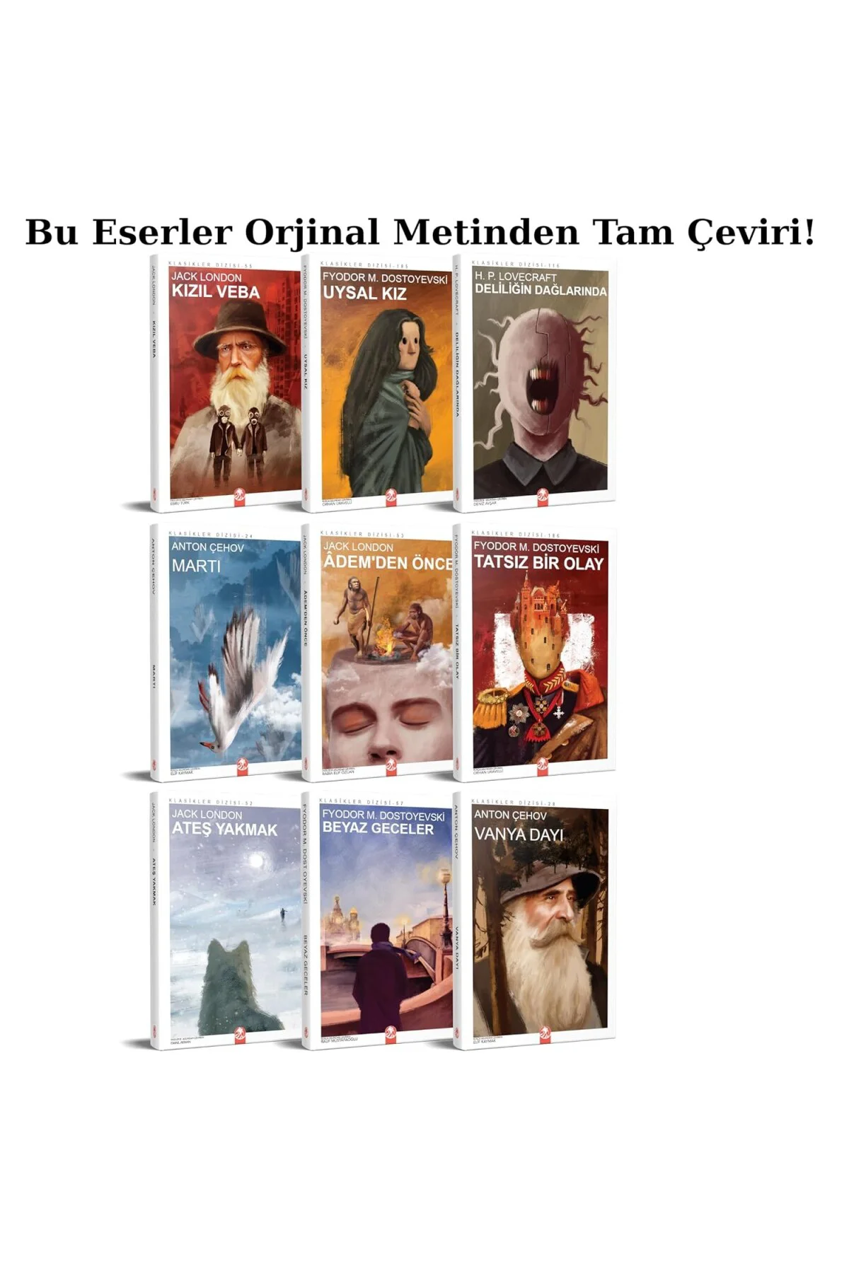 Dünya Klasikleri 50 Kitap Seti, Tam Çeviri, Orijinal Metinden