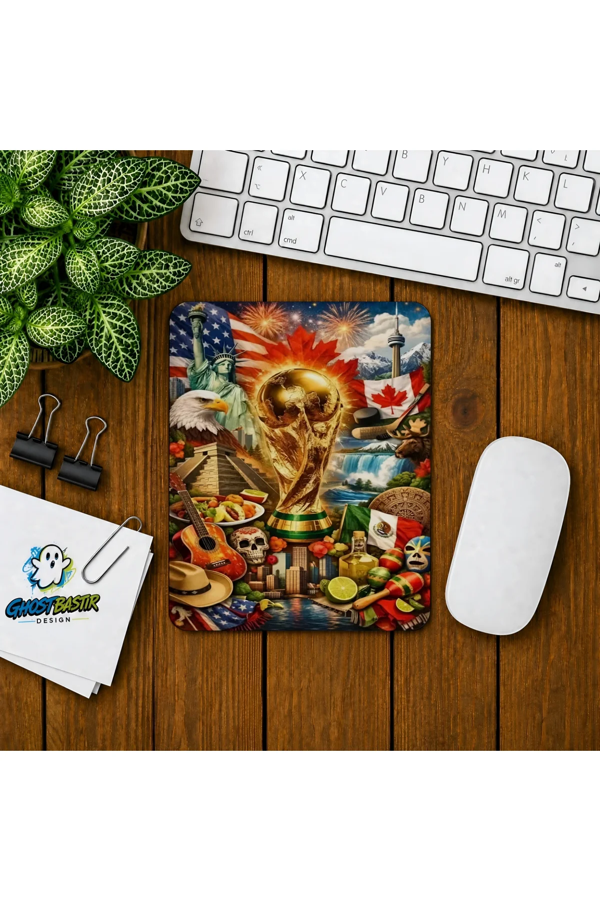 Dünya Kupası Baskılı Oyuncu Mousepad 065