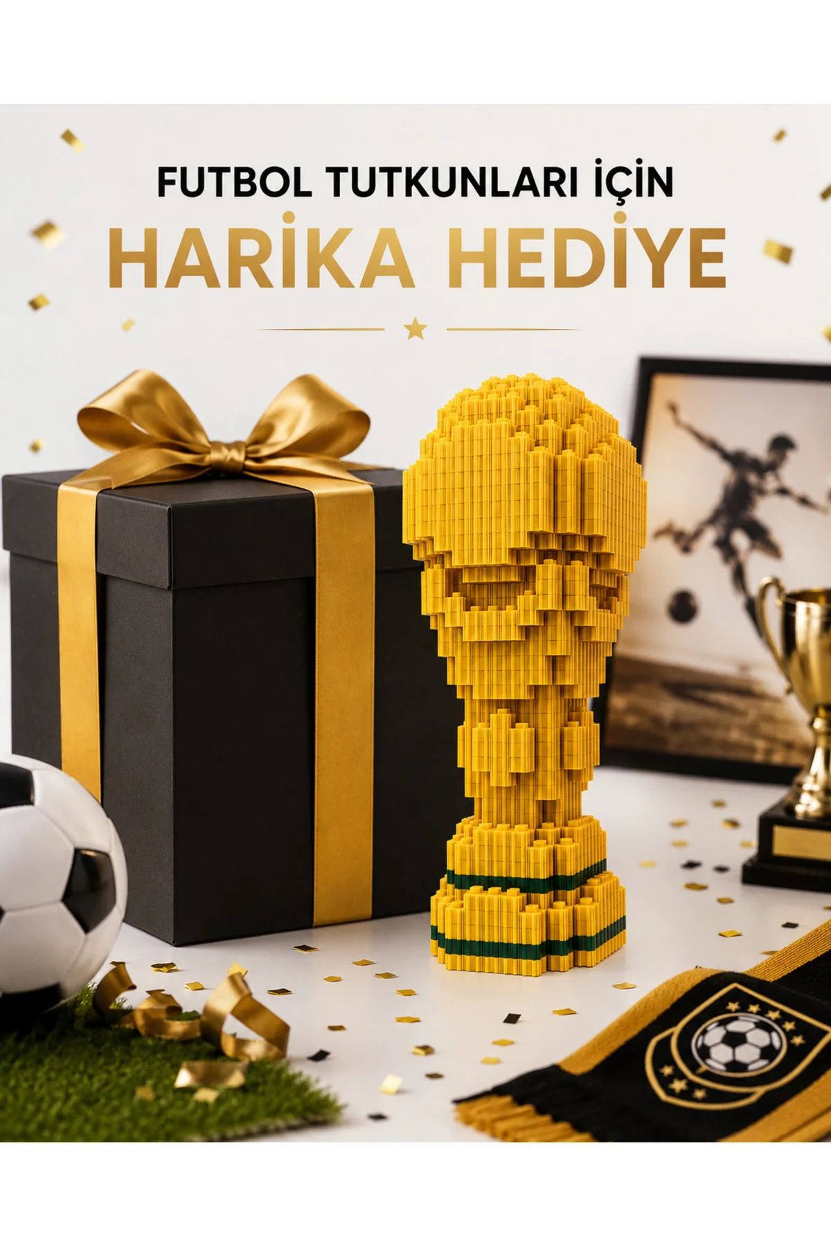 Dünya Kupası Pixel Brick Yapı Oyuncağı 1220 Parça Koleksiyonluk F