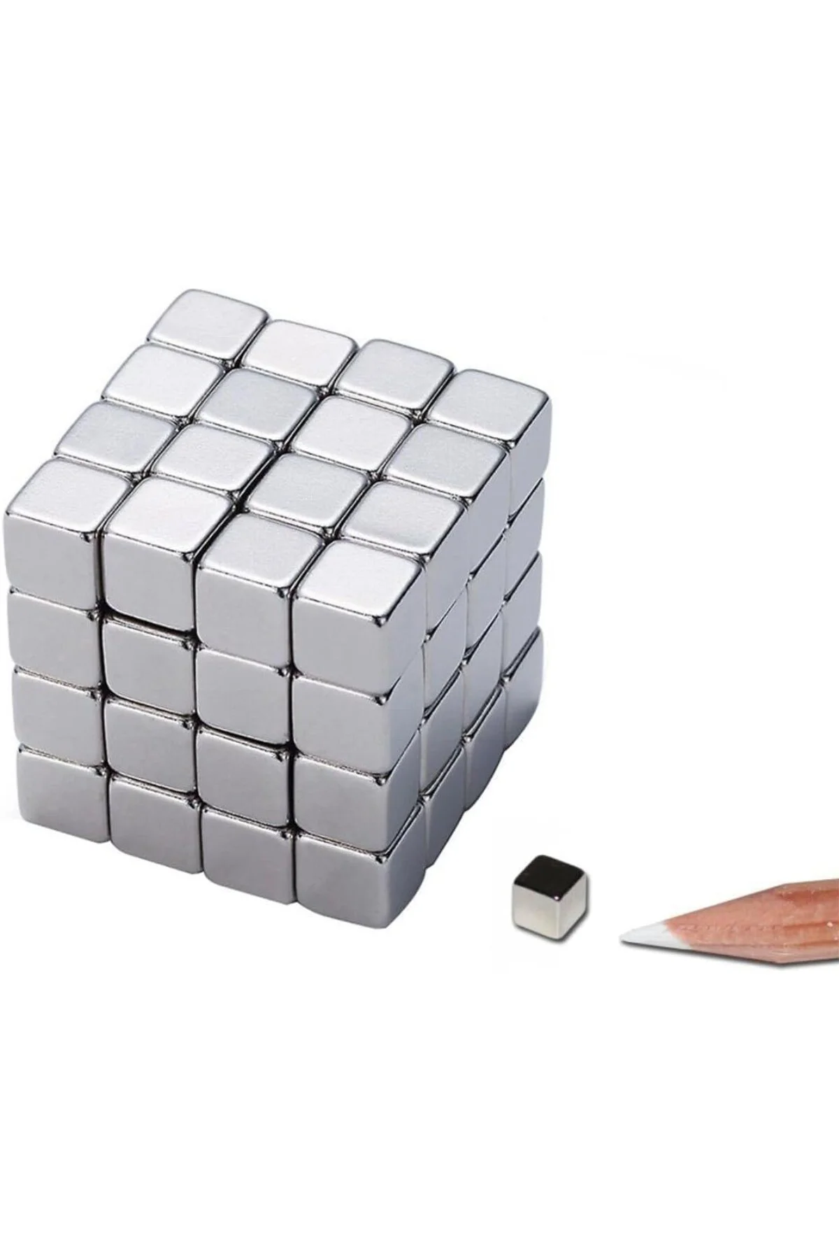 Dünya Magnet 30 Adet - Küp Neodyum Mıknatıs, 5X5X5 Mm, Güçlü Magn