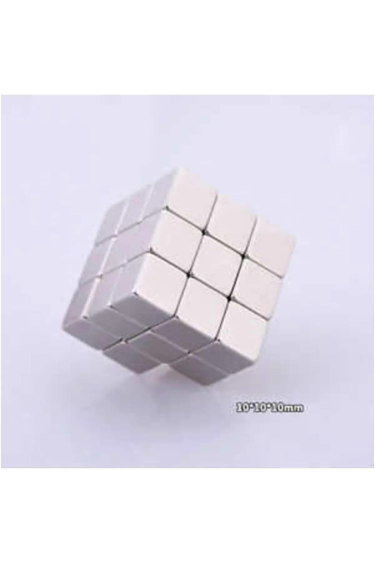 Dünya Magnet 5 Adet 10Mm X 10Mm X 10Mm Küp Neodyum Mıknatıs - Çok